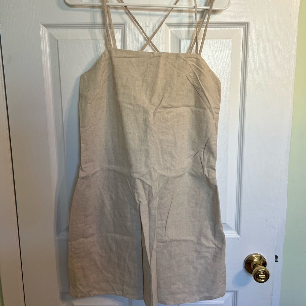 H&M Linen Mini Dress size S
